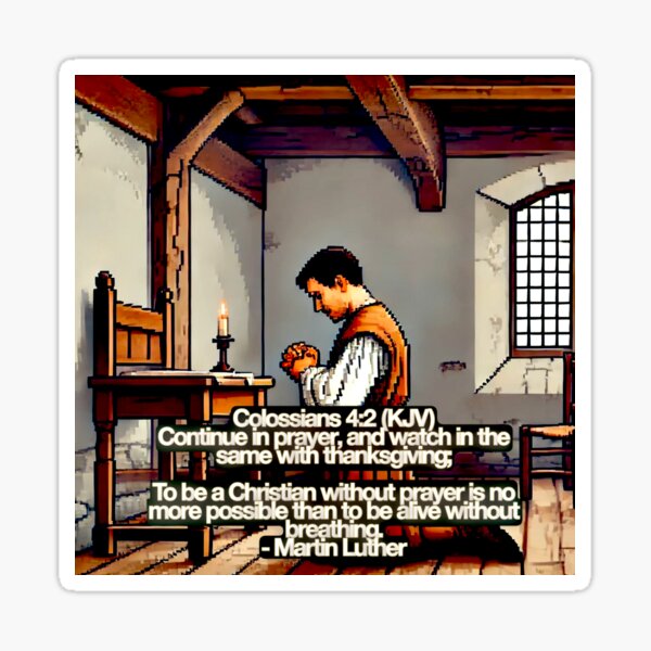 Item preview, Colossians 4:2 KJV designed and sold by IddotheProphet.