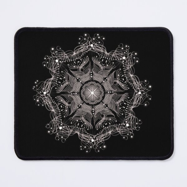 Item preview,  Flow Wave Mandala in Black and Grey  designed and sold by interval:43.