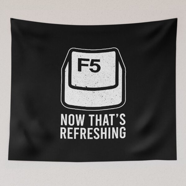 Item preview, Now Thats Refreshing - Funny IT Geek Keyboard Humor designed and sold by dantixebiana.
