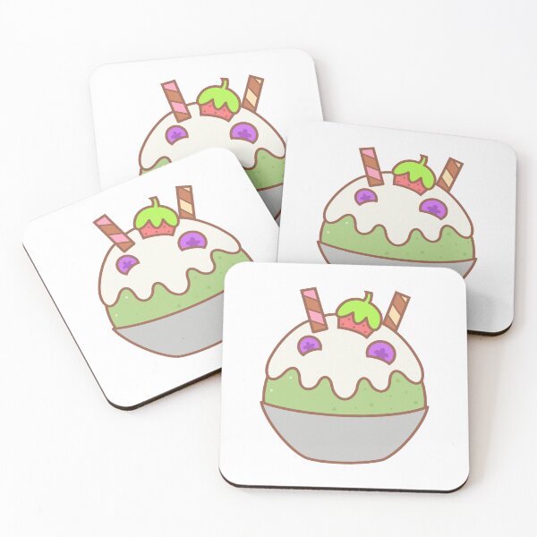 Item preview, Berry Fruits Shaved Ice Matcha Green Tea Bingsu Korean Dessert designed and sold by nuchz.