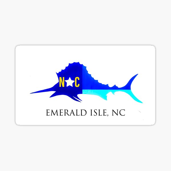 Nautical NC Sailfish Sticker
