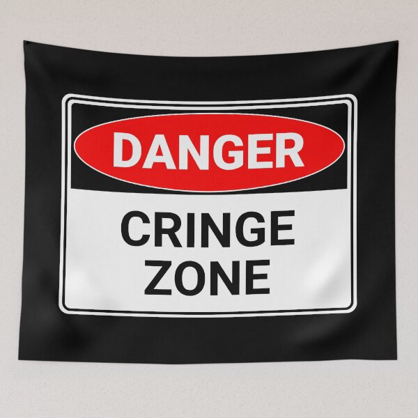 Item preview, Danger: Cringe Zone designed and sold by mr-k-store.