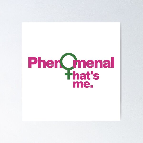Item preview, Phenomenal Woman Pink and Green designed and sold by Kipepeo Design Ltd..