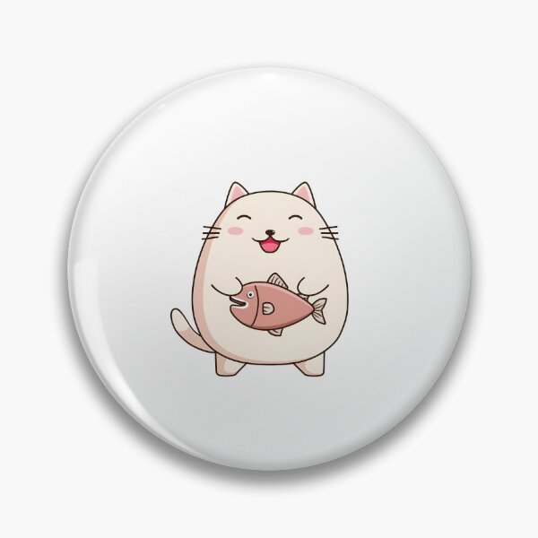 Artikelvorschau, Entzückende Katzen- und Fischillustration entworfen und verkauft von IssaraStudio.