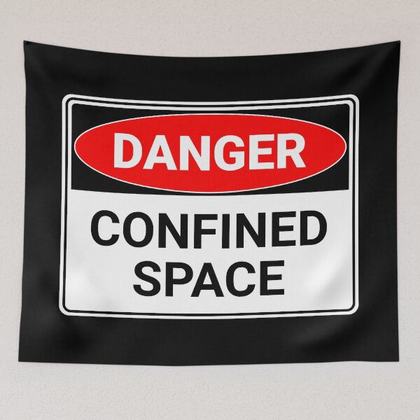 Item preview, Danger: Confined Space designed and sold by mr-k-store.