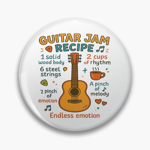Item preview, Guitar Jam Recipe designed and sold by Globalcitytees.