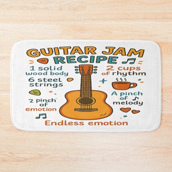 Item preview, Guitar Jam Recipe designed and sold by Globalcitytees.