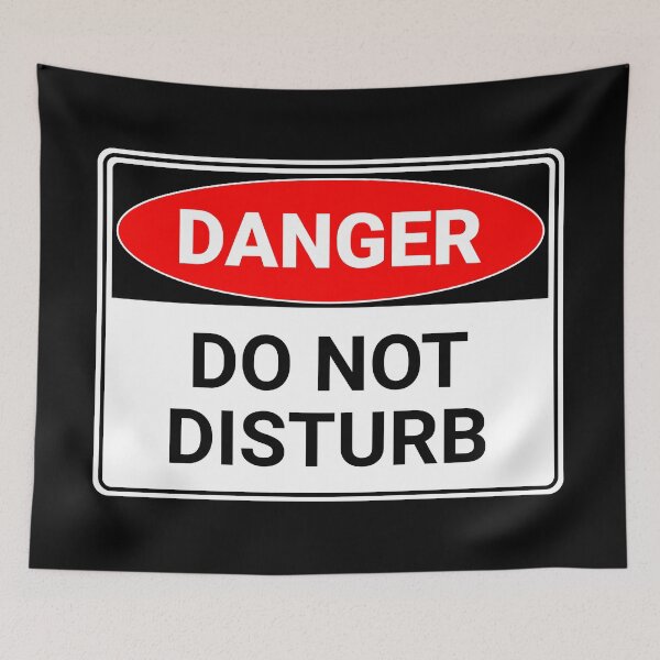 Item preview, Danger: Do Not Disturb designed and sold by mr-k-store.