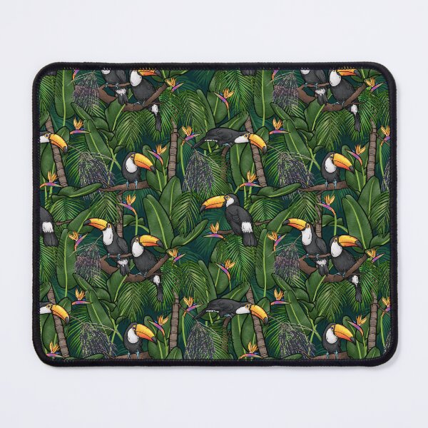Item preview, Tropical Toucans, Birds of Paradise, Palm trees and indoor plants designed and sold by Joan and Rose.