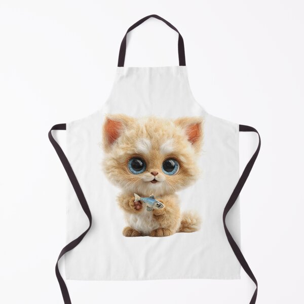 Item preview, Soft Shaded Cat with Fish designed and sold by IssaraStudio.