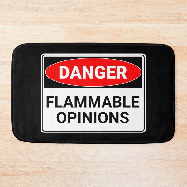 Item preview, Danger: Flammable Opinions designed and sold by mr-k-store.