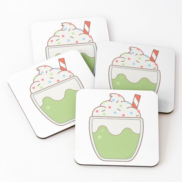 Item preview, cute kids hand drawn matcha green tea frappe milkshake designed and sold by nuchz.