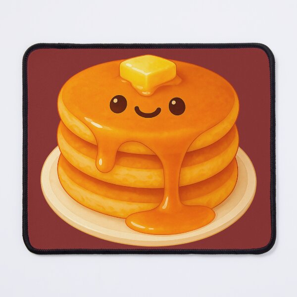 Item preview, Stacked with Joy – Kawaii Pancake designed and sold by Soft rot studio.