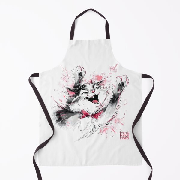 Item preview, Cartoon Cat Waving Paw designed and sold by IssaraStudio.