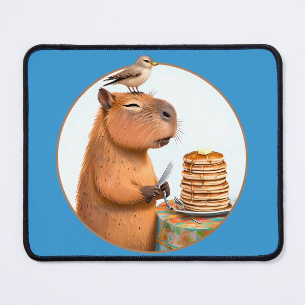 Item preview, Pancake Patience: The Capybara Brunch Ritual designed and sold by Soft rot studio.