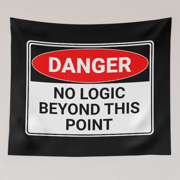 Item preview, Danger: No Logic Beyond This Point designed and sold by mr-k-store.