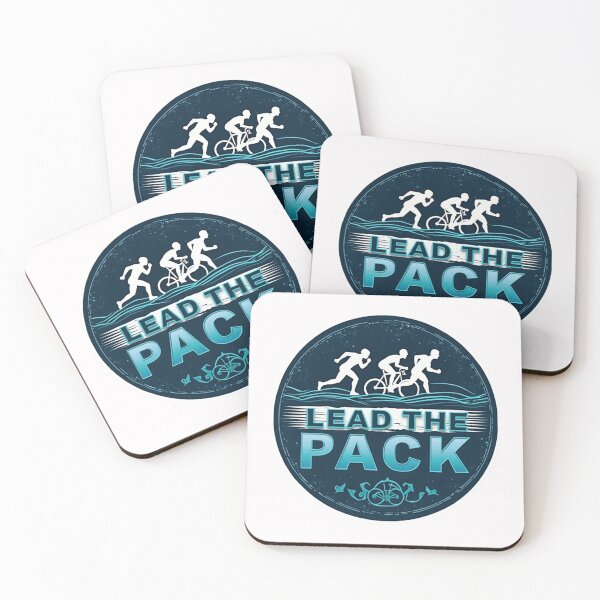 Item preview, Lead the Pack | Bold Triathlon Motivation Sticker designed and sold by Triathlongram.