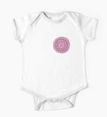 Indian Inspired Pink Mandala One Piece - Short Sleeve