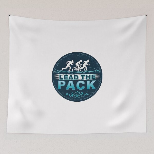 Item preview, Lead the Pack | Bold Triathlon Motivation Sticker designed and sold by Triathlongram.