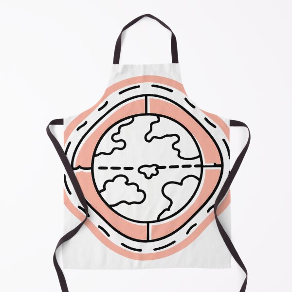 Item preview, Abstract Earth Symbol with Cosmic Touch designed and sold by ART ATTACK ZONE.