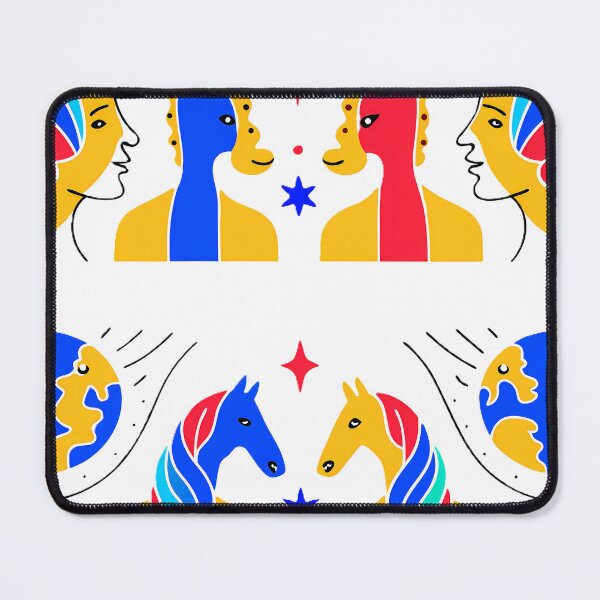 Item preview, Colorful Encounters: Faces and Horses Interaction designed and sold by ART ATTACK ZONE.