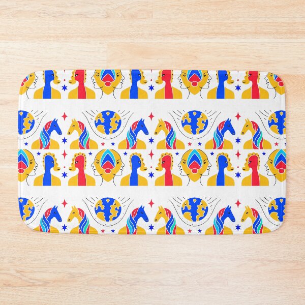 Item preview, Colorful Encounters: Faces and Horses Interaction designed and sold by ART ATTACK ZONE.