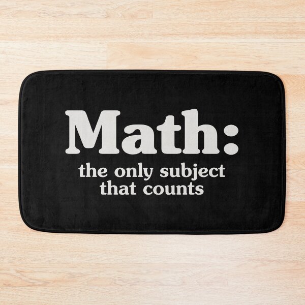 Item preview, Math - The Only Subject That Counts. designed and sold by xhearalisa.