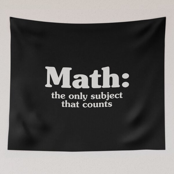 Item preview, Math - The Only Subject That Counts. designed and sold by xhearalisa.