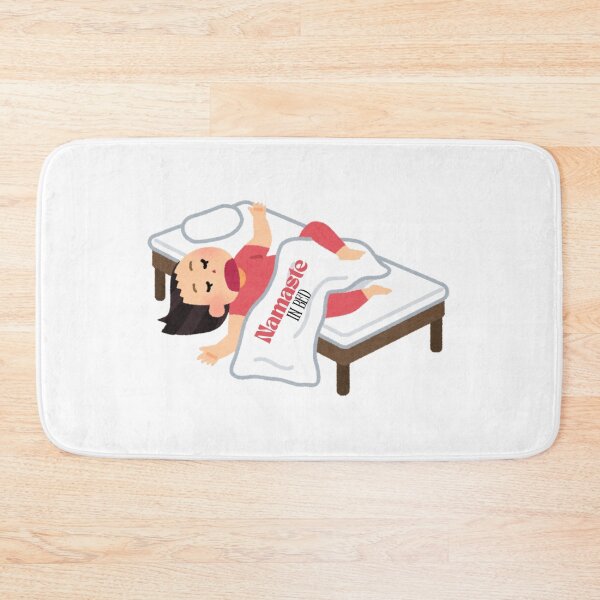Item preview, Namaste in Bed quote designed and sold by ShivThulirVerse.