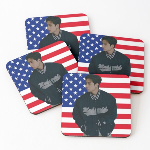 Item preview, Bang Chan- American Flag designed and sold by Culture Creations.