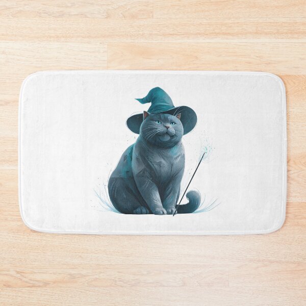 Item preview, Cute Cat Wizard with Sparkles designed and sold by IssaraStudio.