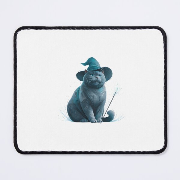 Item preview, Cute Cat Wizard with Sparkles designed and sold by IssaraStudio.