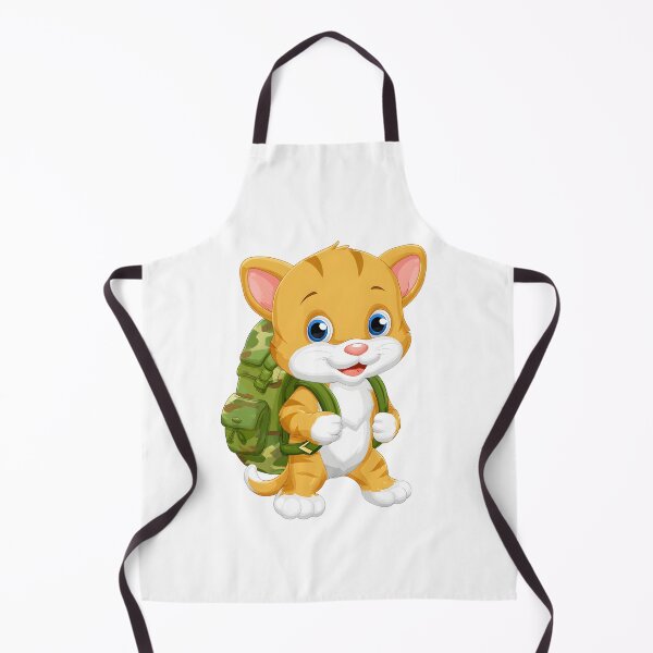 Item preview, Explorer Cat with Backpack Illustration designed and sold by IssaraStudio.