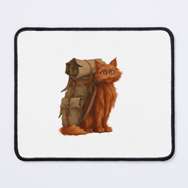 Item preview, Cute Explorer Cat Drawing designed and sold by IssaraStudio.