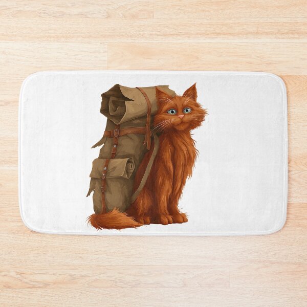 Item preview, Cute Explorer Cat Drawing designed and sold by IssaraStudio.