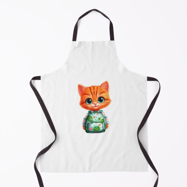 Item preview, Adventurous Cat with Backpack designed and sold by IssaraStudio.