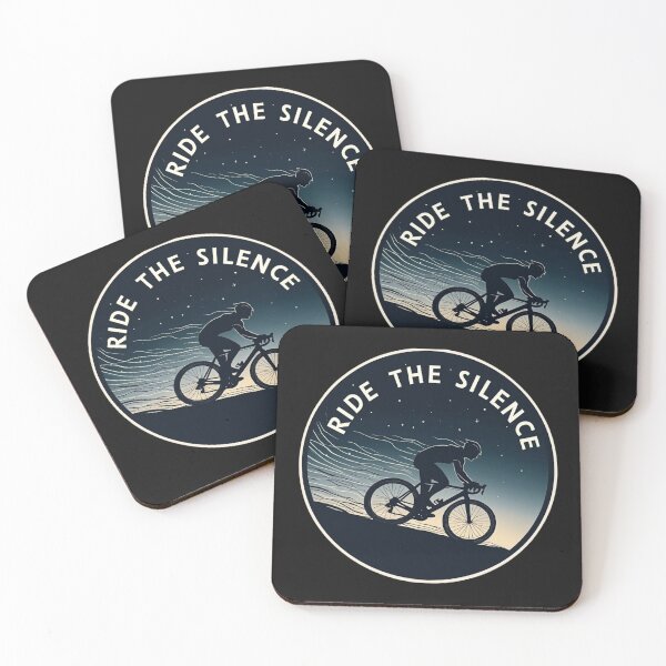 Item preview, Ride the Silence | Triathlon Cycling Motivation Sticker designed and sold by Triathlongram.