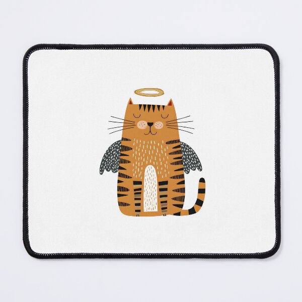 Item preview, Peaceful Angel Cat Art designed and sold by IssaraStudio.