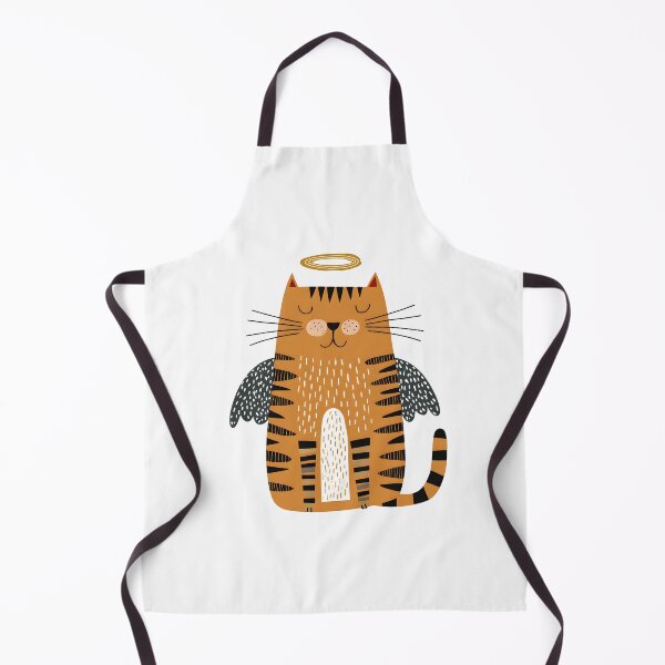 Item preview, Peaceful Angel Cat Art designed and sold by IssaraStudio.