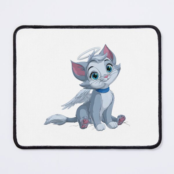 Item preview, Cute Cartoon Angel Cat Drawing designed and sold by IssaraStudio.