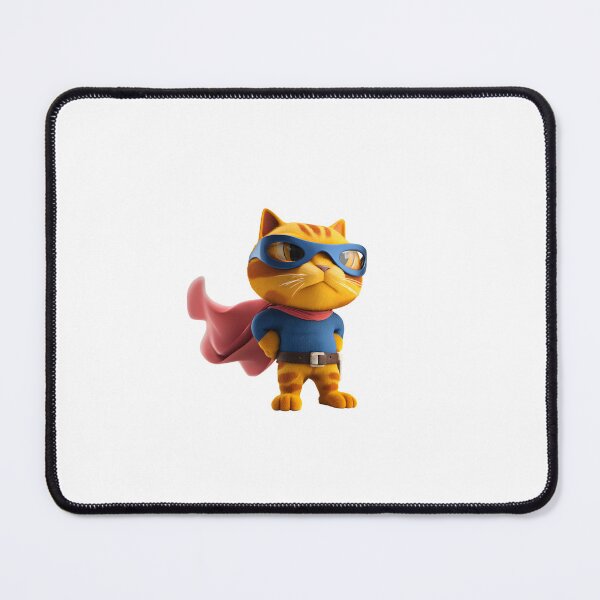 Item preview, Superhero Cat Illustration designed and sold by IssaraStudio.