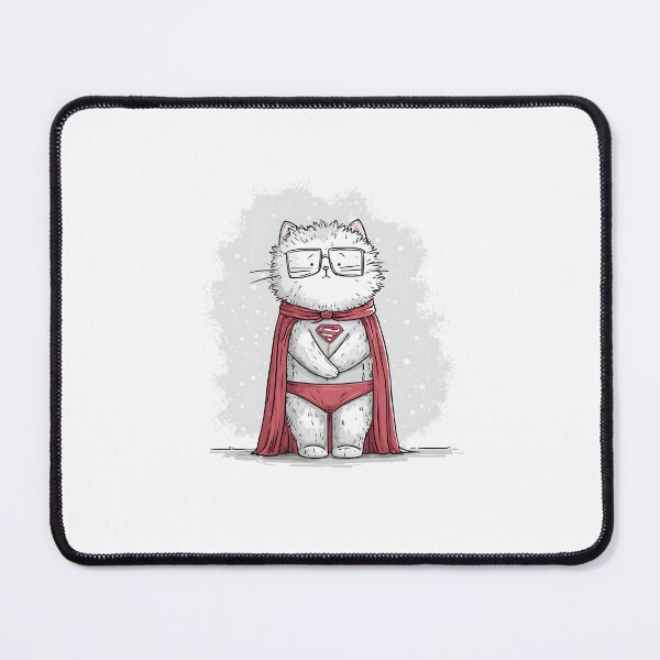 Item preview, Cute Cat Superhero Illustration designed and sold by IssaraStudio.