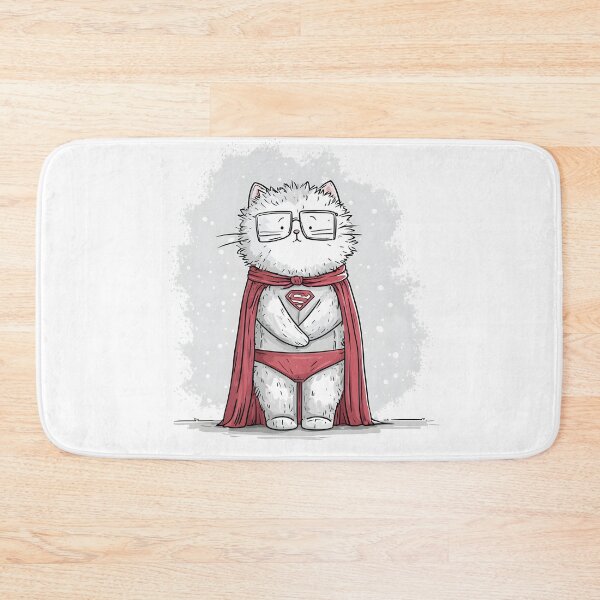 Item preview, Cute Cat Superhero Illustration designed and sold by IssaraStudio.