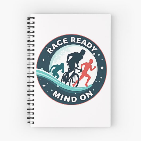 Item preview, Race Ready, Mind On | Triathlon Motivation Sticker designed and sold by Triathlongram.