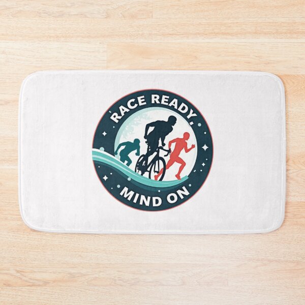 Item preview, Race Ready, Mind On | Triathlon Motivation Sticker designed and sold by Triathlongram.