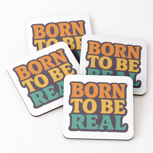 Item preview, Born To Be Real – Bold Retro Typography designed and sold by Haus Of Sin.