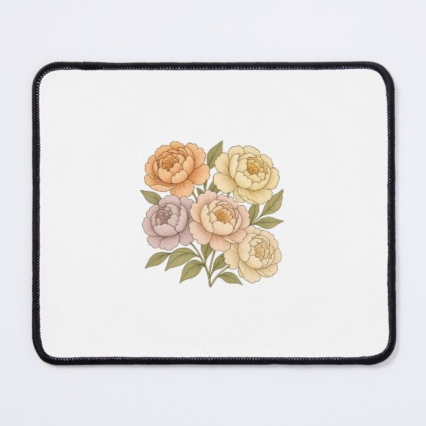 Item preview, Seasonal Fluffy Peony Bouquet | Watercolor Botanical Art | Apricot, Blush, Sage & Lilac designed and sold by ClementineVera.