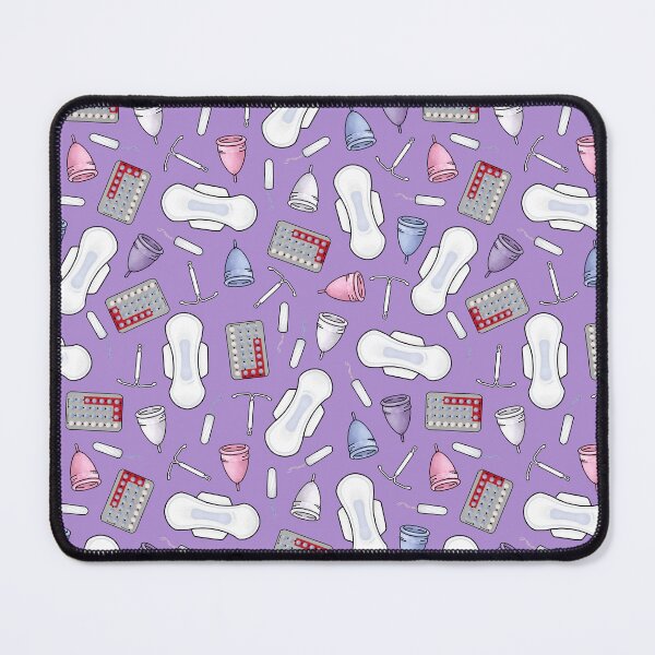 Item preview, Period party, PMS, IUD, tampons, pads and contraception designed and sold by Joan and Rose.
