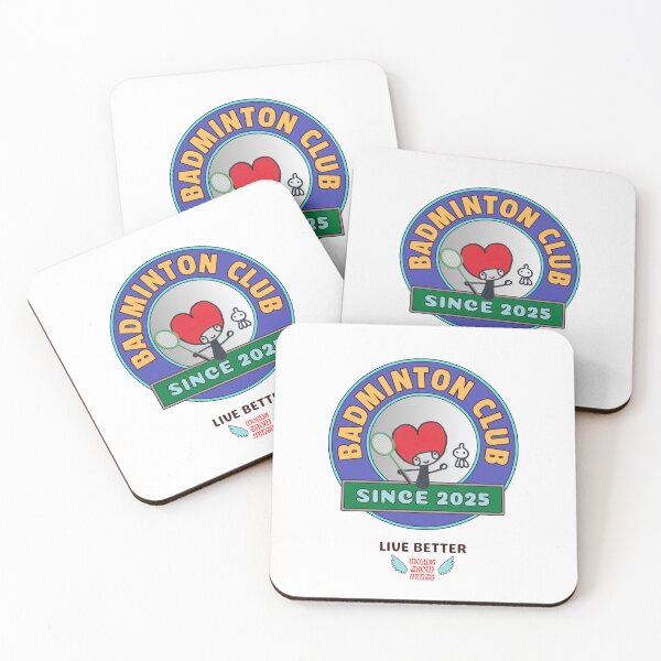 Item preview, Badminton Club Live better designed and sold by Words Grow Wings.
