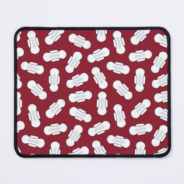 Item preview, Period pads, Sanitary napkins, PMS - blood red designed and sold by Joan and Rose.
